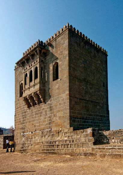 Part of Fort Shivaneri at Junnar District Pune State Maharashtra India